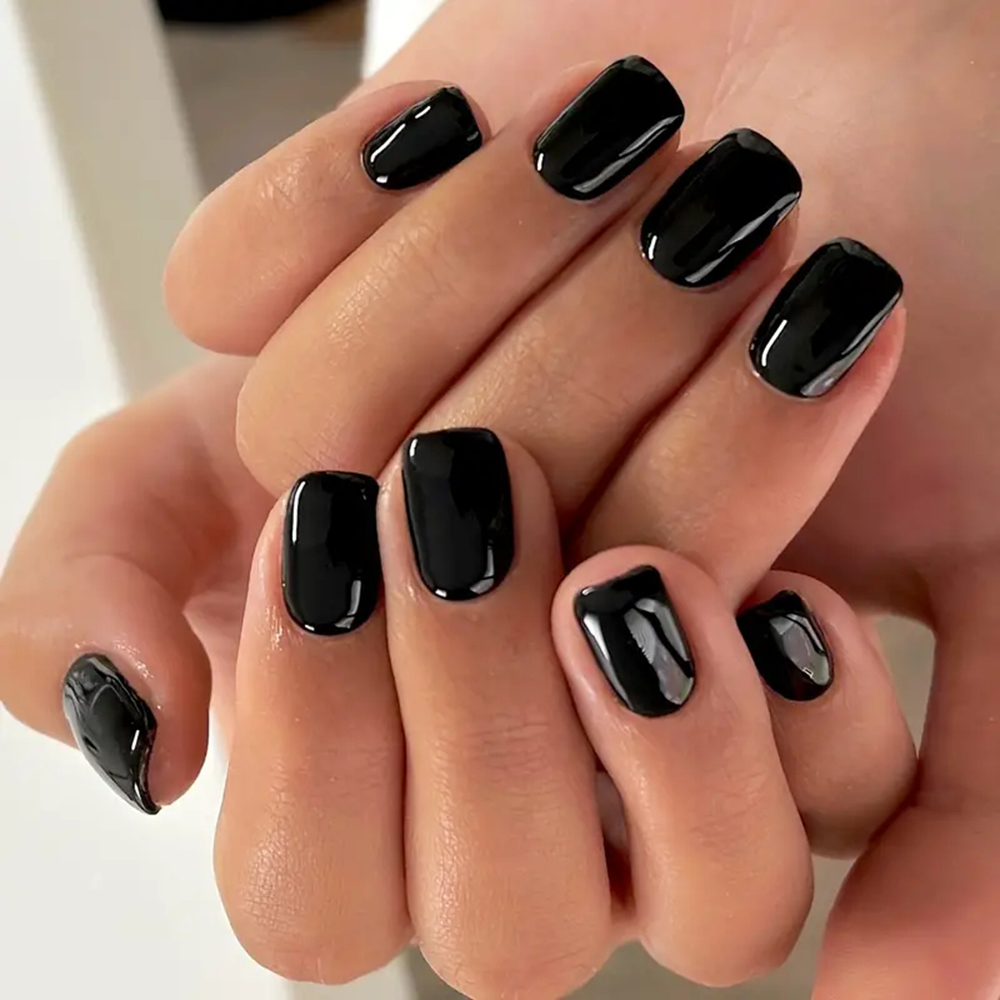 Nail Art Pink - ARTAUG 24pcs 손톱에 중간 프레스 스퀘어