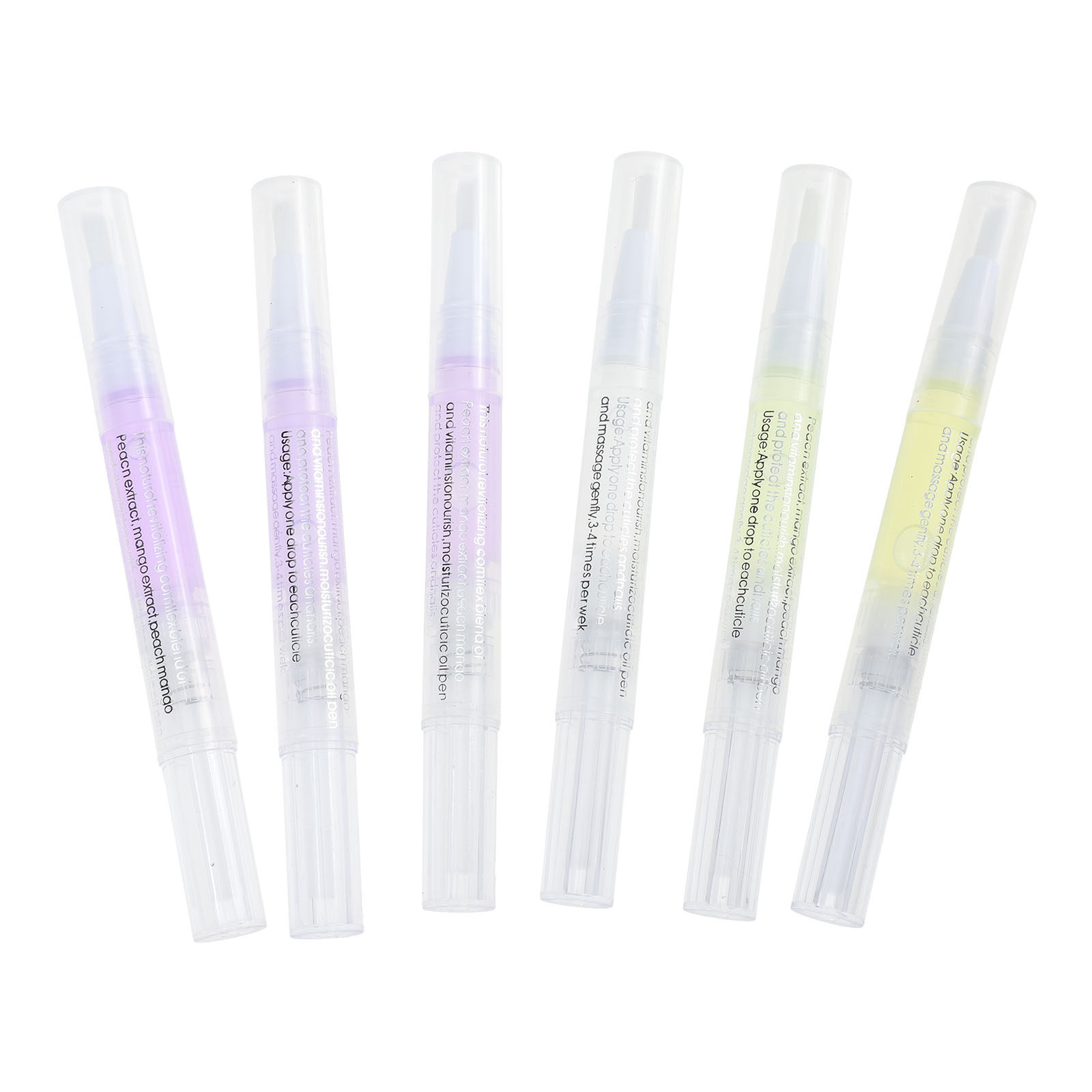 Cuticle Oil Pen - 6개입 네일 큐티클 오일 펜, 휴대용