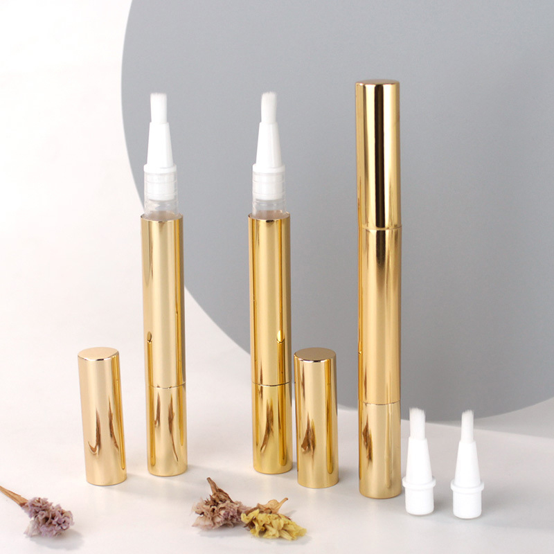 Cuticle Oil Pen - 골드 트위스트 펜, 브러시가 있는 빈