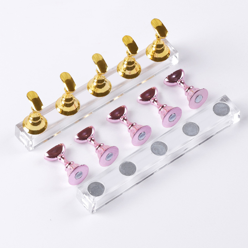 5/30 개/대 마그네틱 네일 홀더 틀린 손톱 팁 연습 - Nail Art Rame 리뷰 및 가격