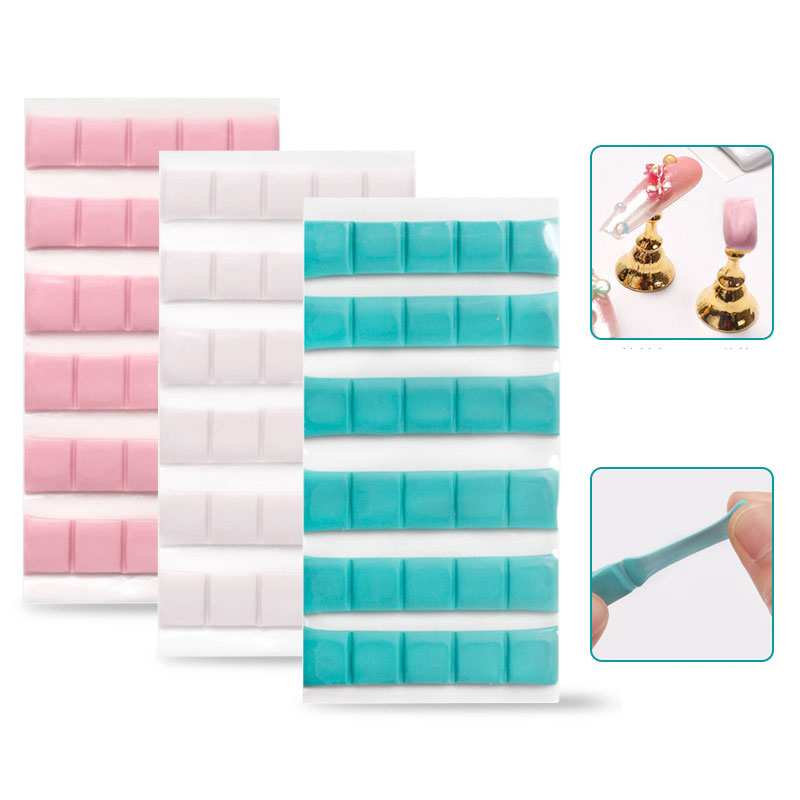 1 팩 네일 접착제 접착제 클레이 스틱 손톱 팁 홀더  - Nail Art Rame 리뷰 및 가격