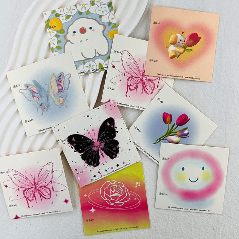 50개 6.5x6.5cm 8x8cm 프레스온 네일 카드 - Nail Art Rame 리뷰 및 가격