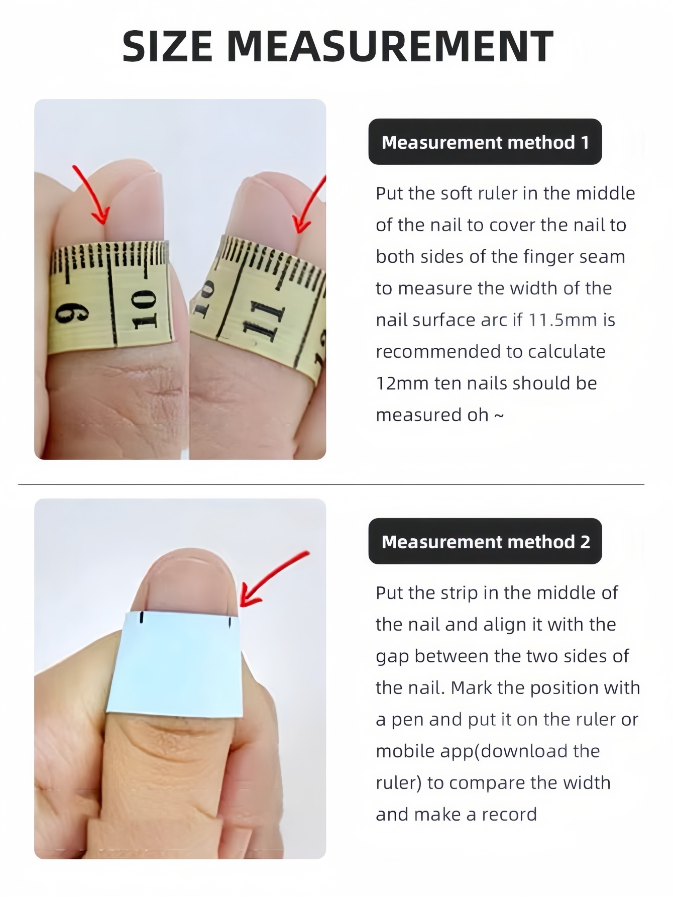 10개의 긴 사다리꼴 프레스온 네일, 할로윈 니치 아트 - Nail Art Pink 리뷰 및 가격
