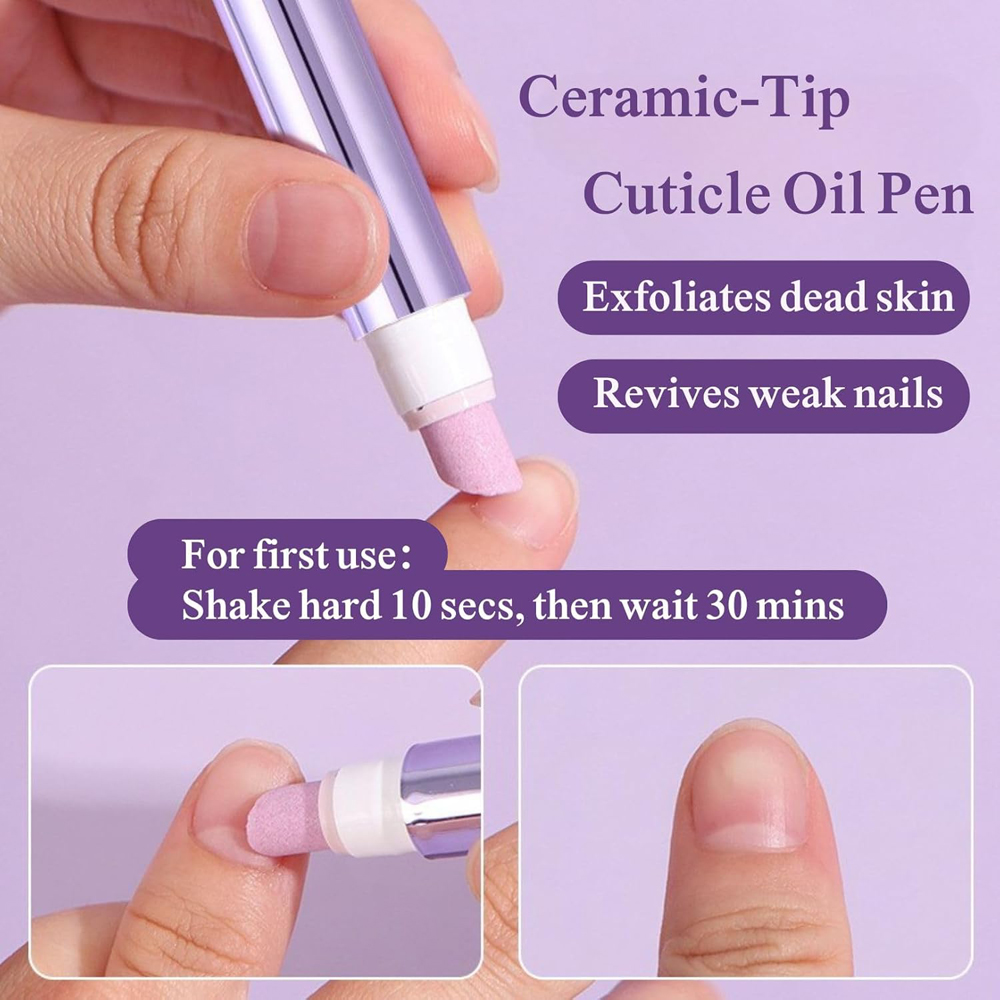 네일 케어용 1PC 매니큐어 도구, 흙석 네일 큐티클  - Cuticle Oil Pen 리뷰 및 가격