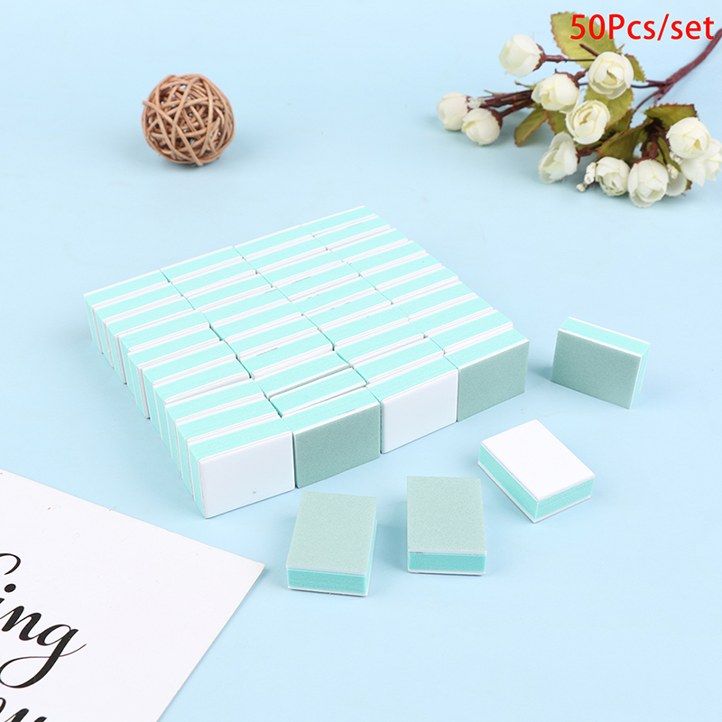50 개/몫 미니 네일 버퍼 블록 그릿 네일 아트 샌딩 - Nail Art Glossy 리뷰 및 가격