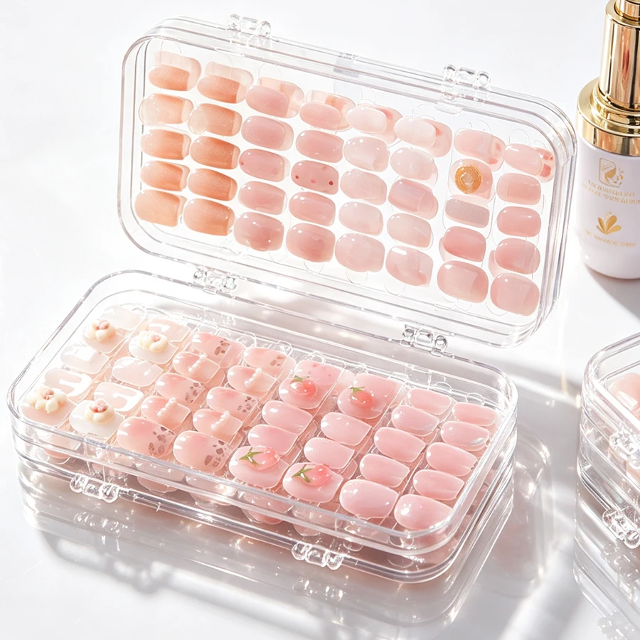 투명 접이식 프레스온 네일 보관함, 살롱 및 DIY 네 - Nail Art Rame 리뷰 및 가격